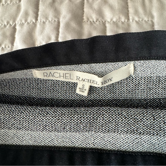 NWOT Rachel Rachel Roy Stripe Knit Pencil Skirt & Crop Top set, size S - Picture 4 of 5